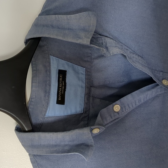 Banana Republic Oxford denim color Polo - Picture 2 of 2